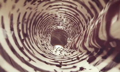 Chocolate tunnel from a Hotel Chocolat advert with a bespoke music composition by Volophonic Ltd.